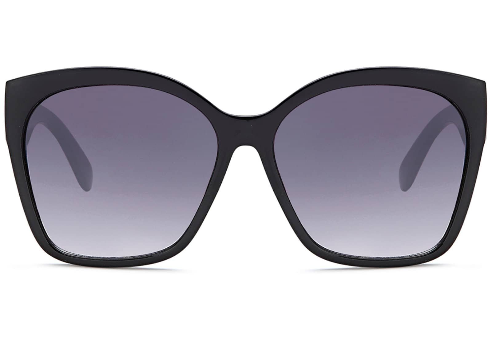 Retrosonnenbrille mit polarisierten Polarisiert BEZLIT Linsen schwarz Sonnenbrille (1-St) Eyewear Damen
