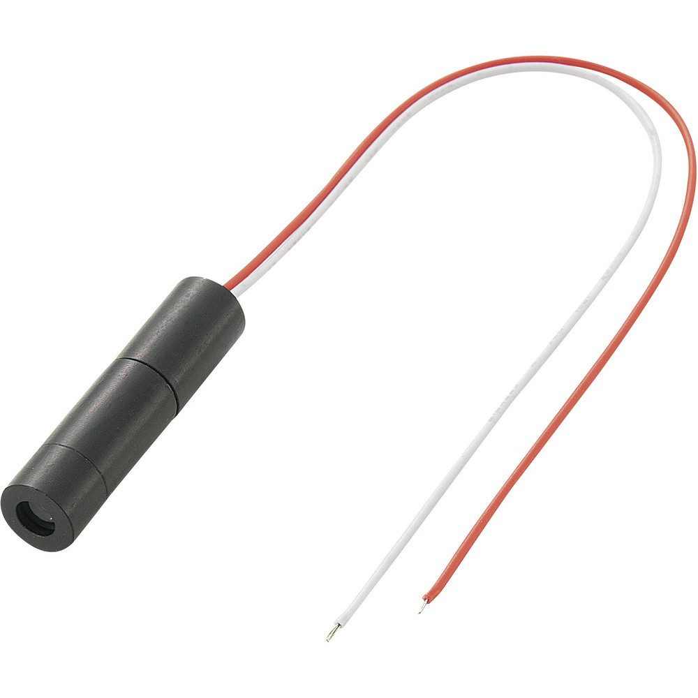 Laserpointer TRU COMPONENTS LM01RDD-F Lasermodul Punkt Rot 0.95 mW