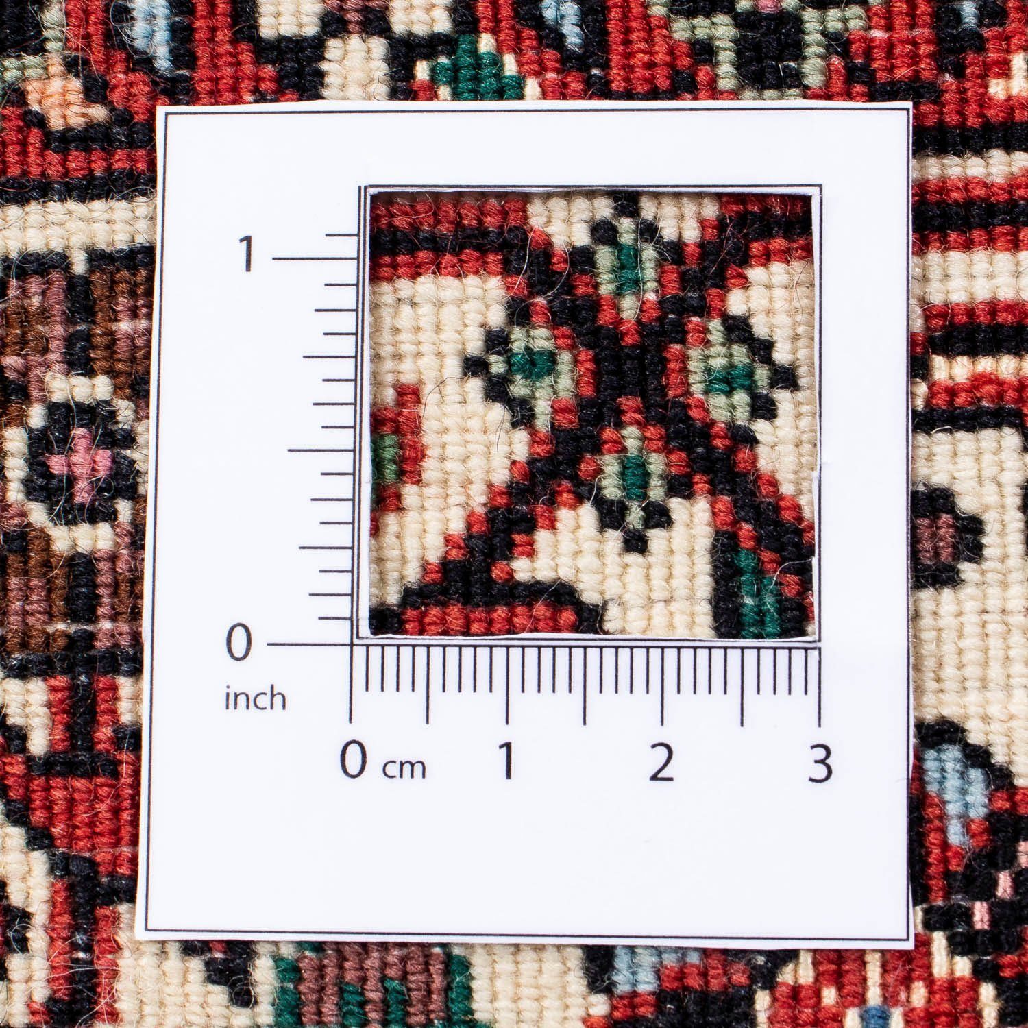 Orientteppich Perser - Bidjar - mit Zertifikat Einzelstück 233 mm, 15 Höhe: cm dunkelrot, Handgeknüpft, morgenland, rechteckig, Wohnzimmer, x 168 