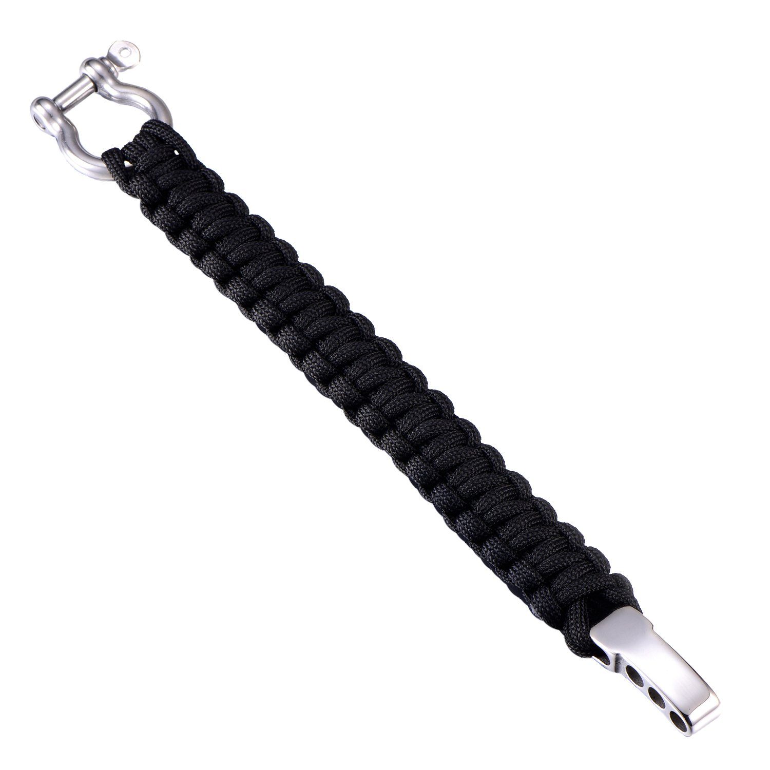 Armband DonDon Herren Survivalarmband Paracord Outdoor Armband geflochten