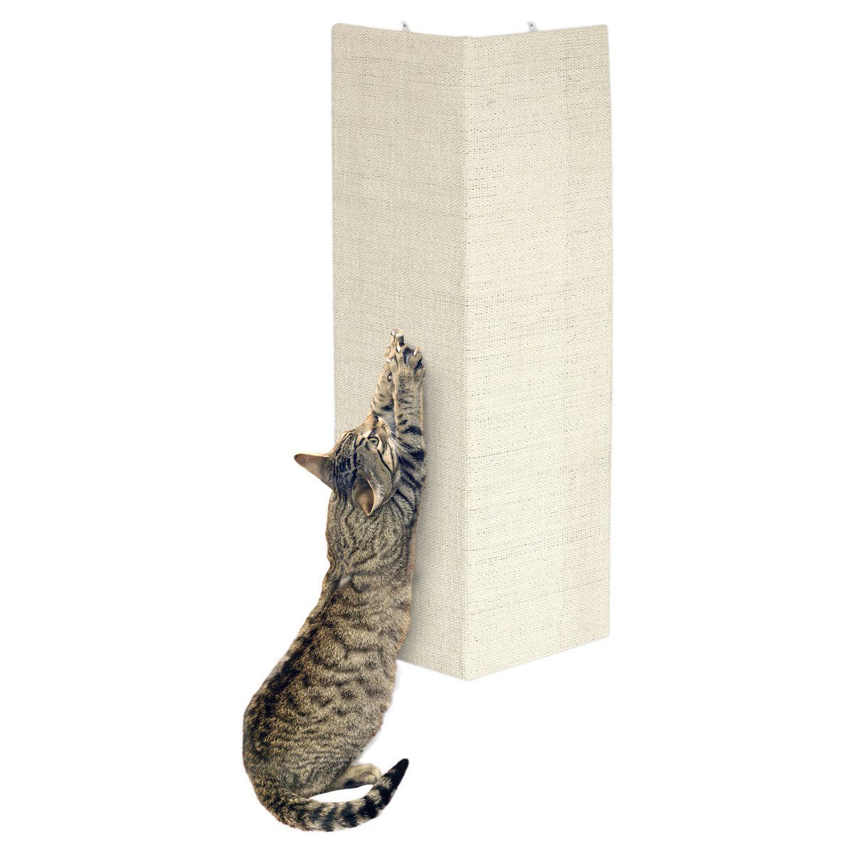 Flamingo Kratzbrett Kratzbrett Ecke Sisal beige