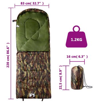 vidaXL Schlafsack Schlafsack für Erwachsene Camping 3-4 Jahreszeiten (1 tlg)