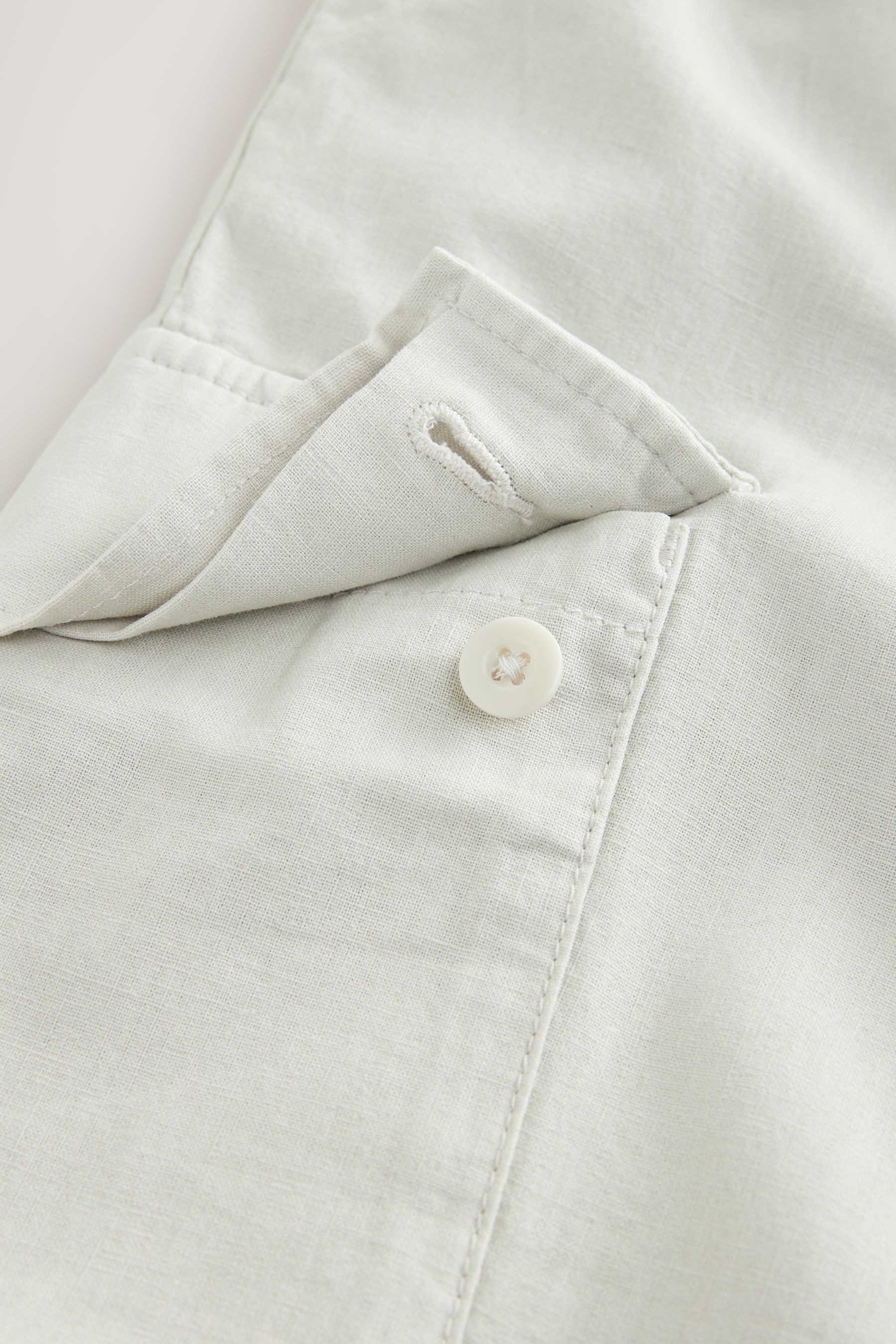 Next Cargohose Cargo-Hose aus Leinen und Baumwolle (1-tlg)