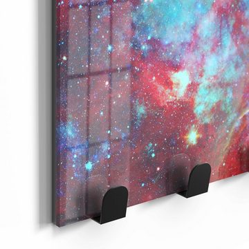 DEQORI Kleiderhaken 'NASA Nebula Realaufnahme', Glas Garderobe Paneel magnetisch beschreibbar
