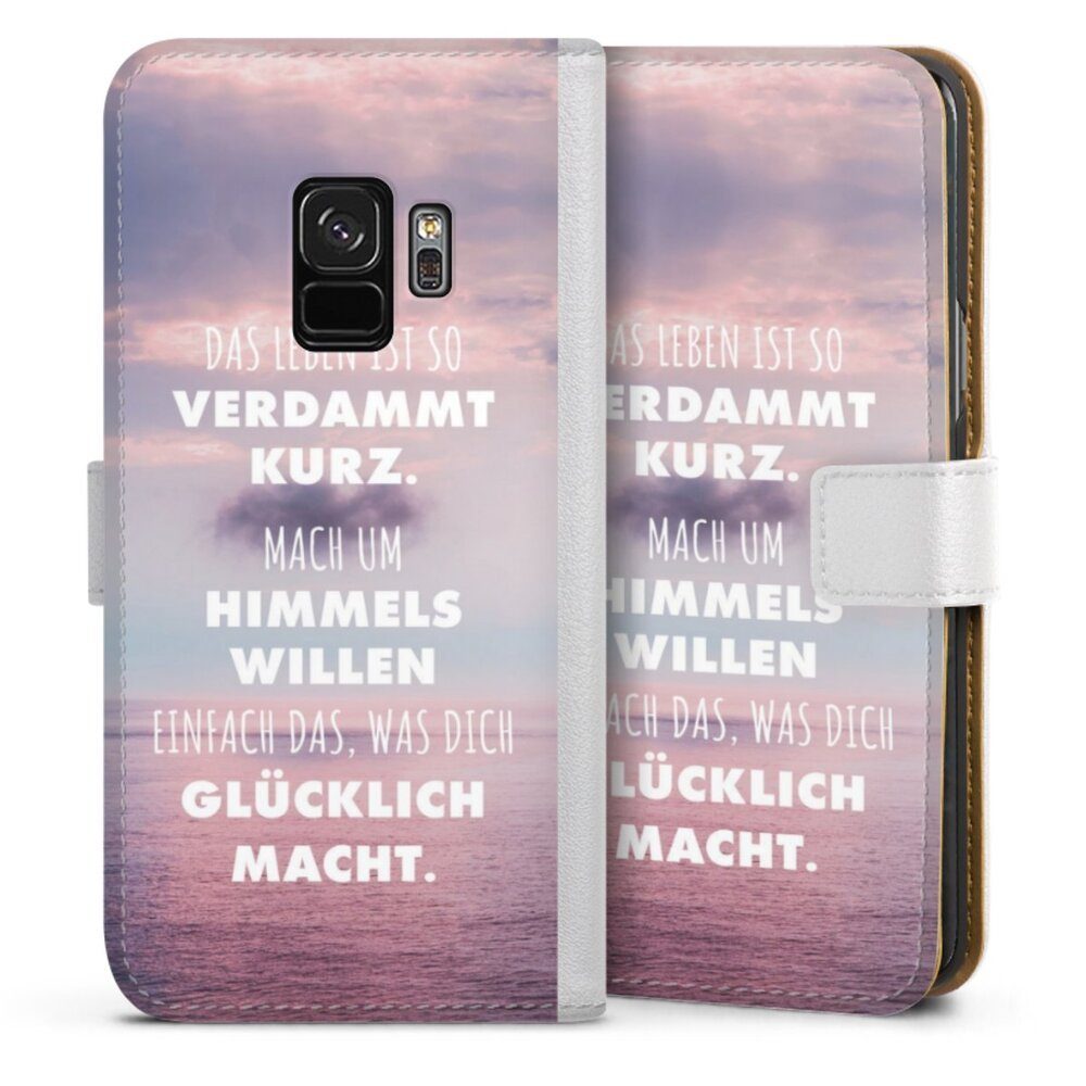 DeinDesign Handyhülle Glück Spruch Statement Das Leben Ist So Verdammt
