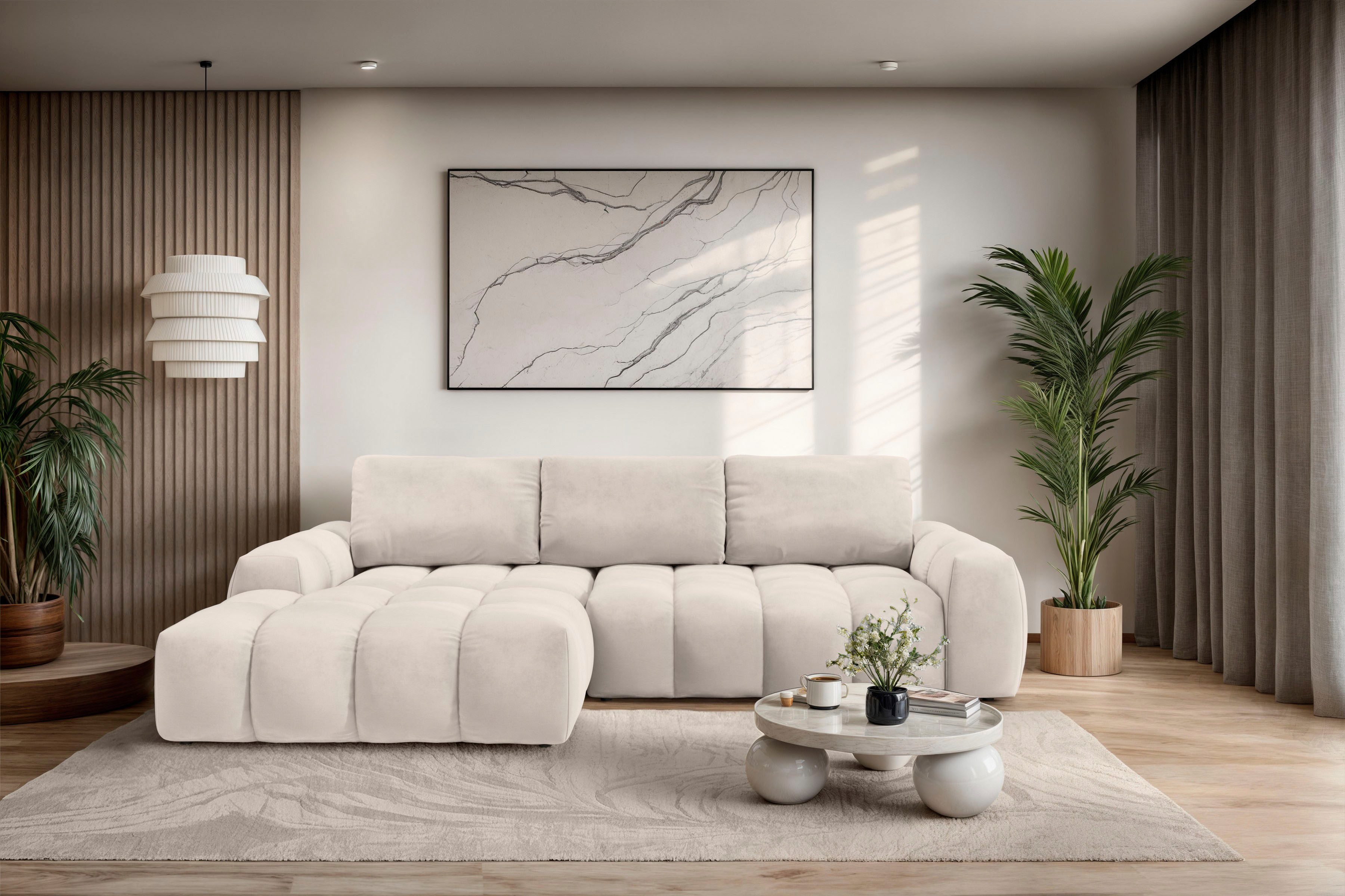 INOSIGN Ecksofa AZITA klein optionale Schlafsofa günstig online kaufen