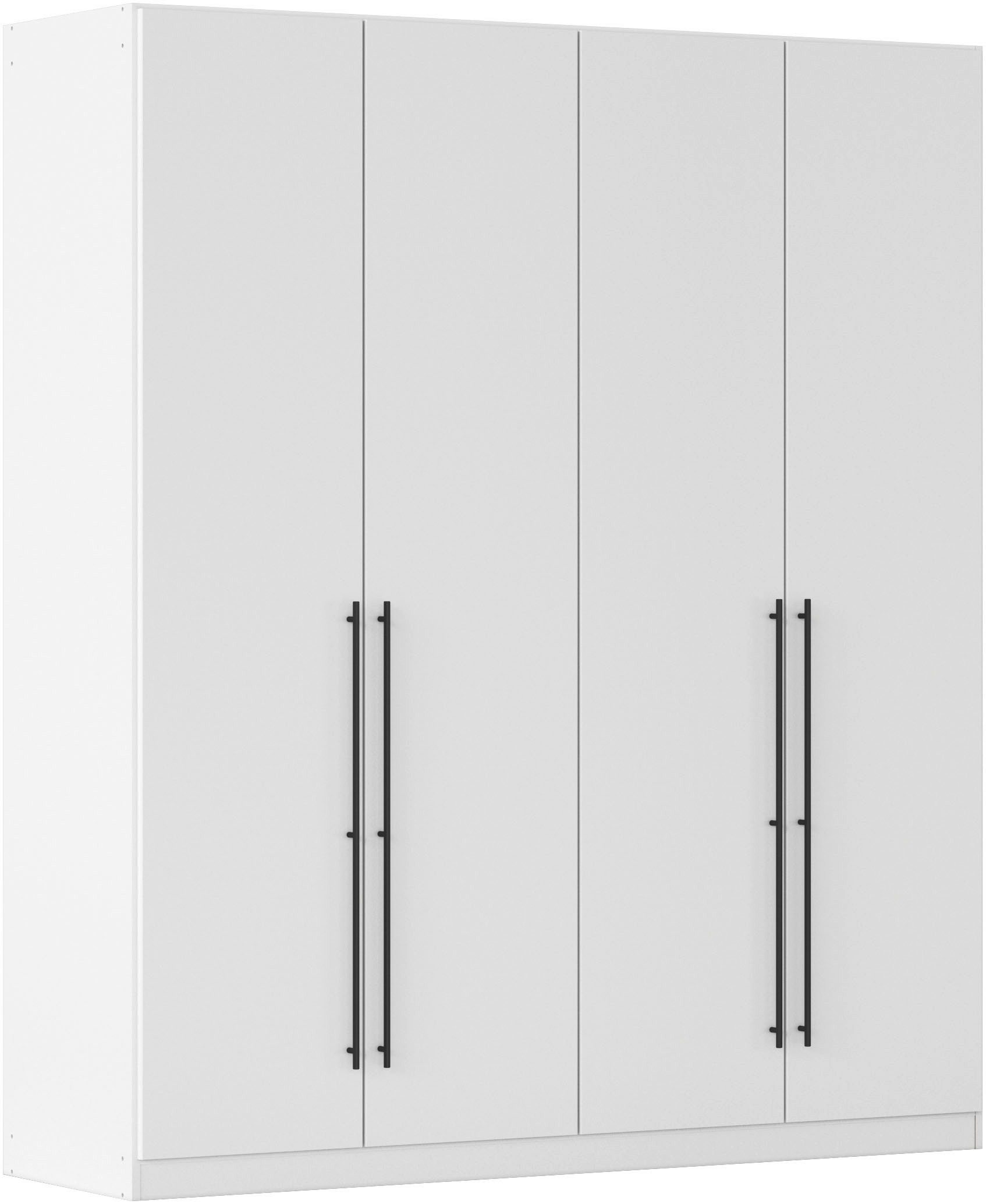 OTTO home Kleiderschrank Mehrzweckschrank Aktenschrank Möbel Mietswohnung Schlafzimmer AVOLA (3 verschiedene Ausstattungen BASIC/CLASSIC/PREMIUM (inkl. SOFT-CLOSE) mit hochwertigen Stangengriffen in Schwarz aus Metall MADE IN GERMANY