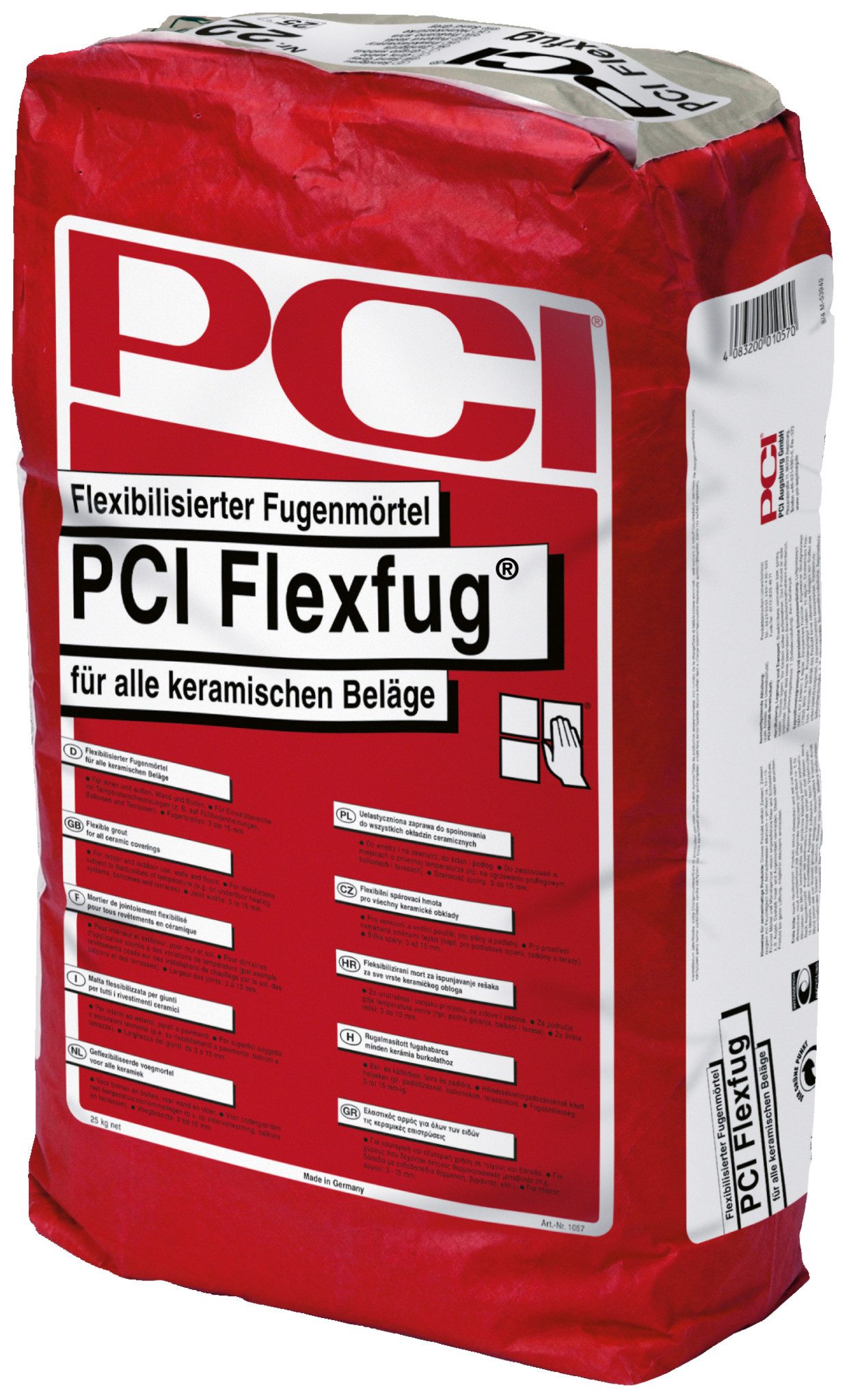 PCI Mörtel PCI Flexfug® sandgrau 5 kg