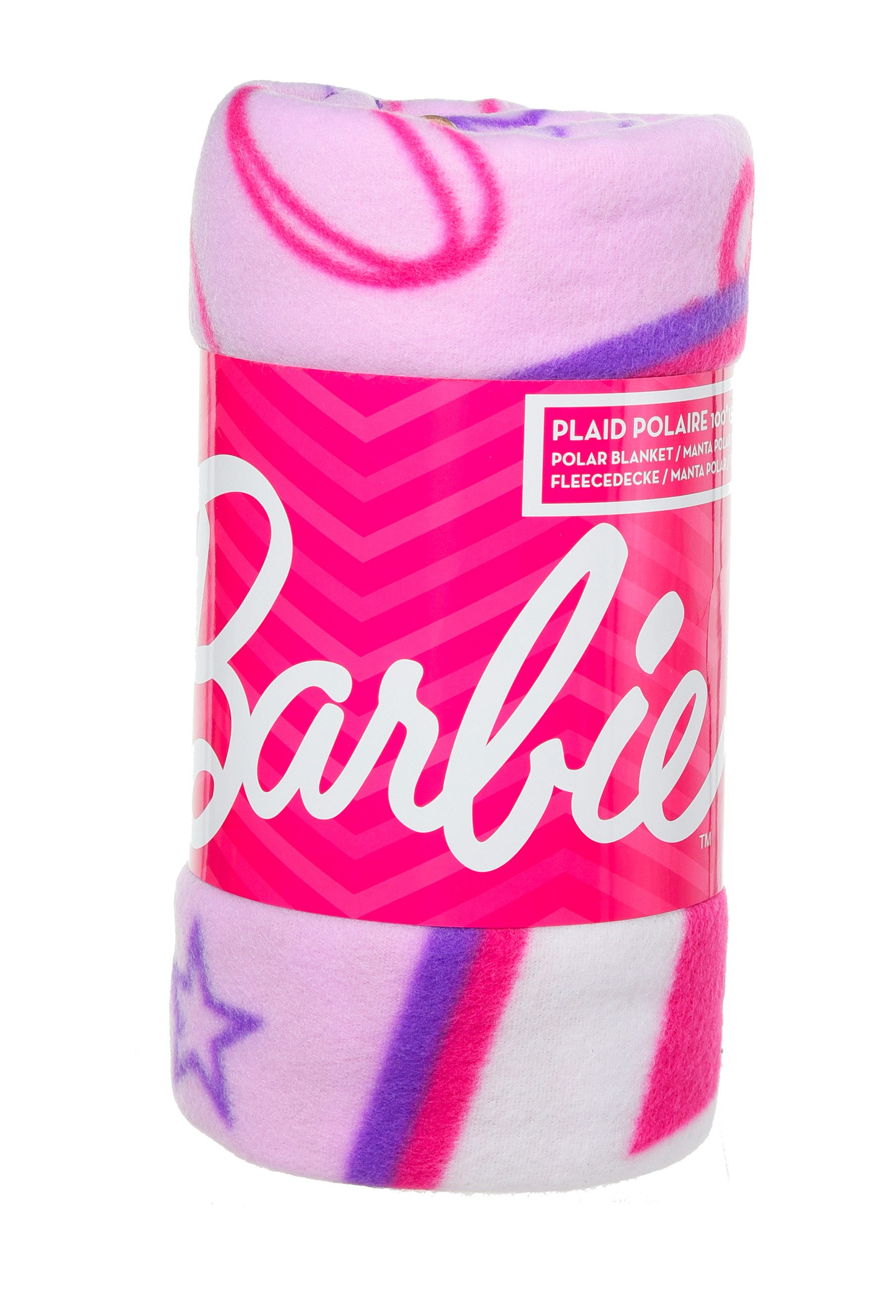 Kinderdecke Kinder Mädchen Kuscheldecke Fleece Decke, Barbie