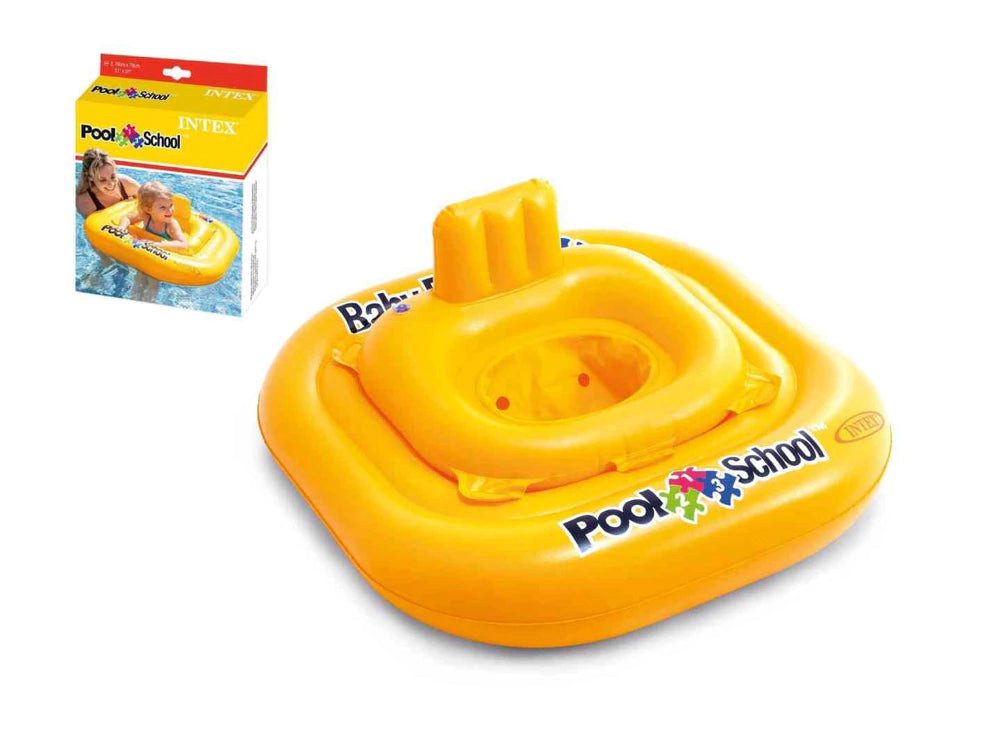 Sport-Knight® Schwimmring Schwimmring aufblasbar für Kinder bis 15 kg, mit Kopfstütze