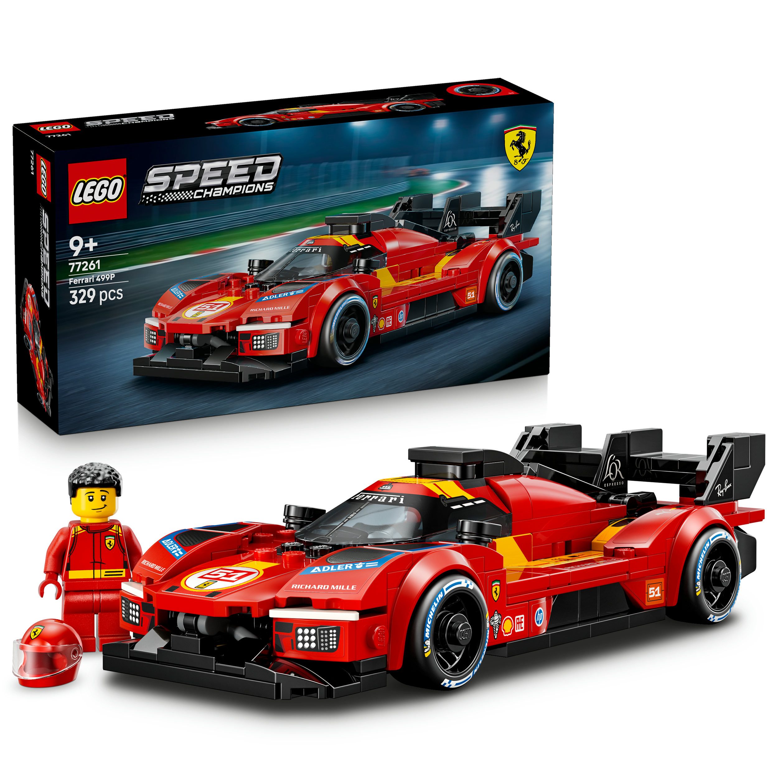Ferrari 499P (77261), LEGO Speed Champions Konstruktionsspielsteine