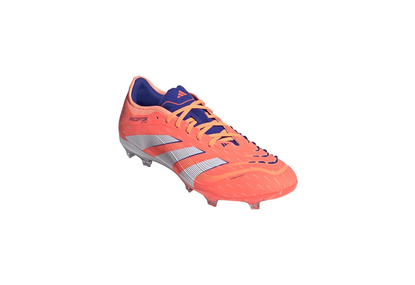 adidas Performance Predator Pro FG für feste Böden (Naturrasen) coralrot/weiss Herren Fußballschuh