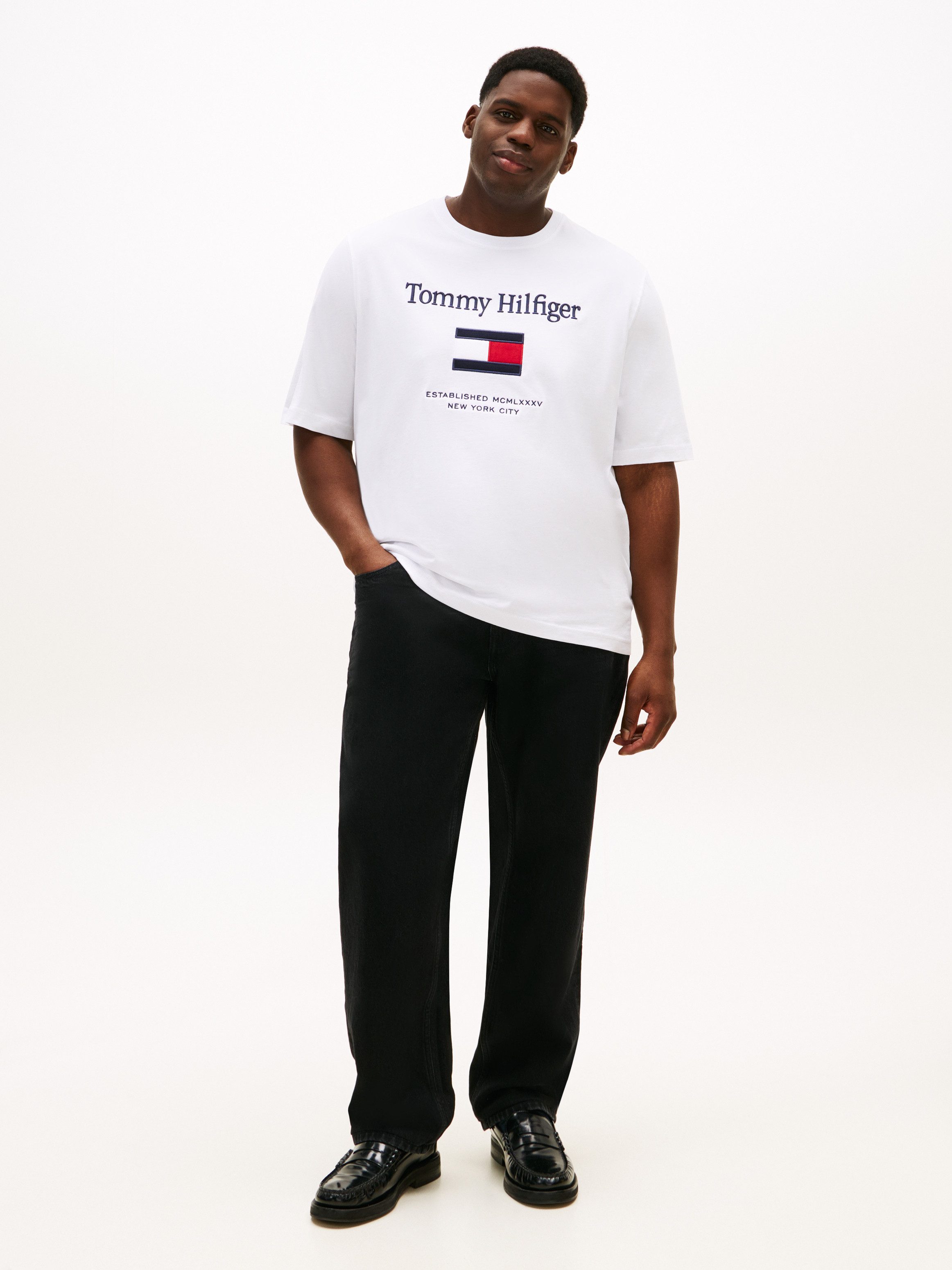 Tommy Hilfiger Big & Tall T-Shirt BT-TOMMY EMBRO FLAG Große Größen