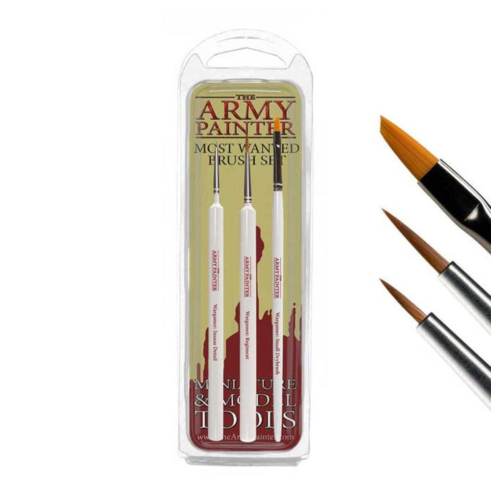 Army Painter Spielfigur Army Painter - Most Wanted Brush Set