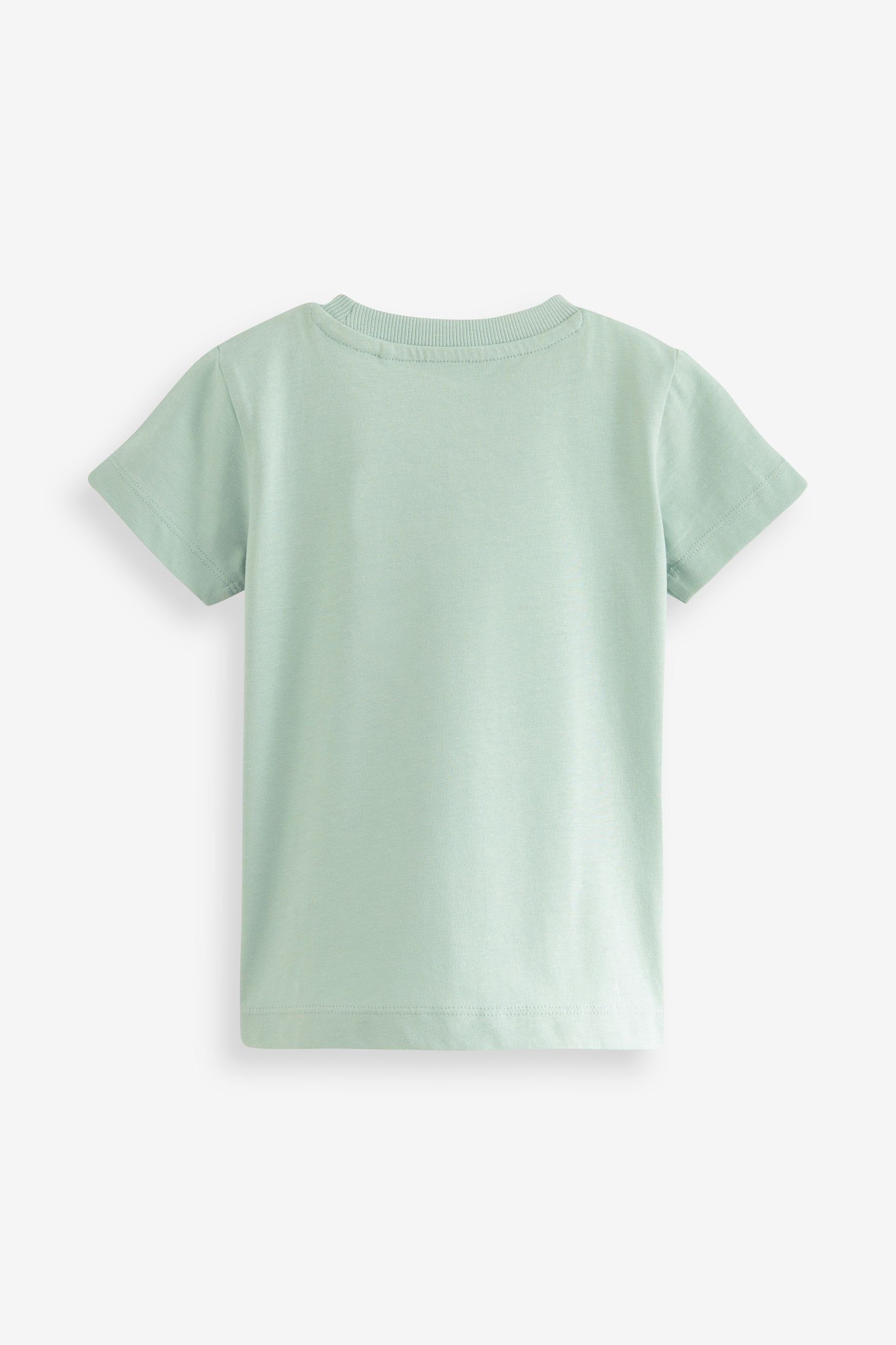 Next T-Shirt Kurzarm-T-Shirt mit Pineapple (1-tlg) Figurenmotiv Blue