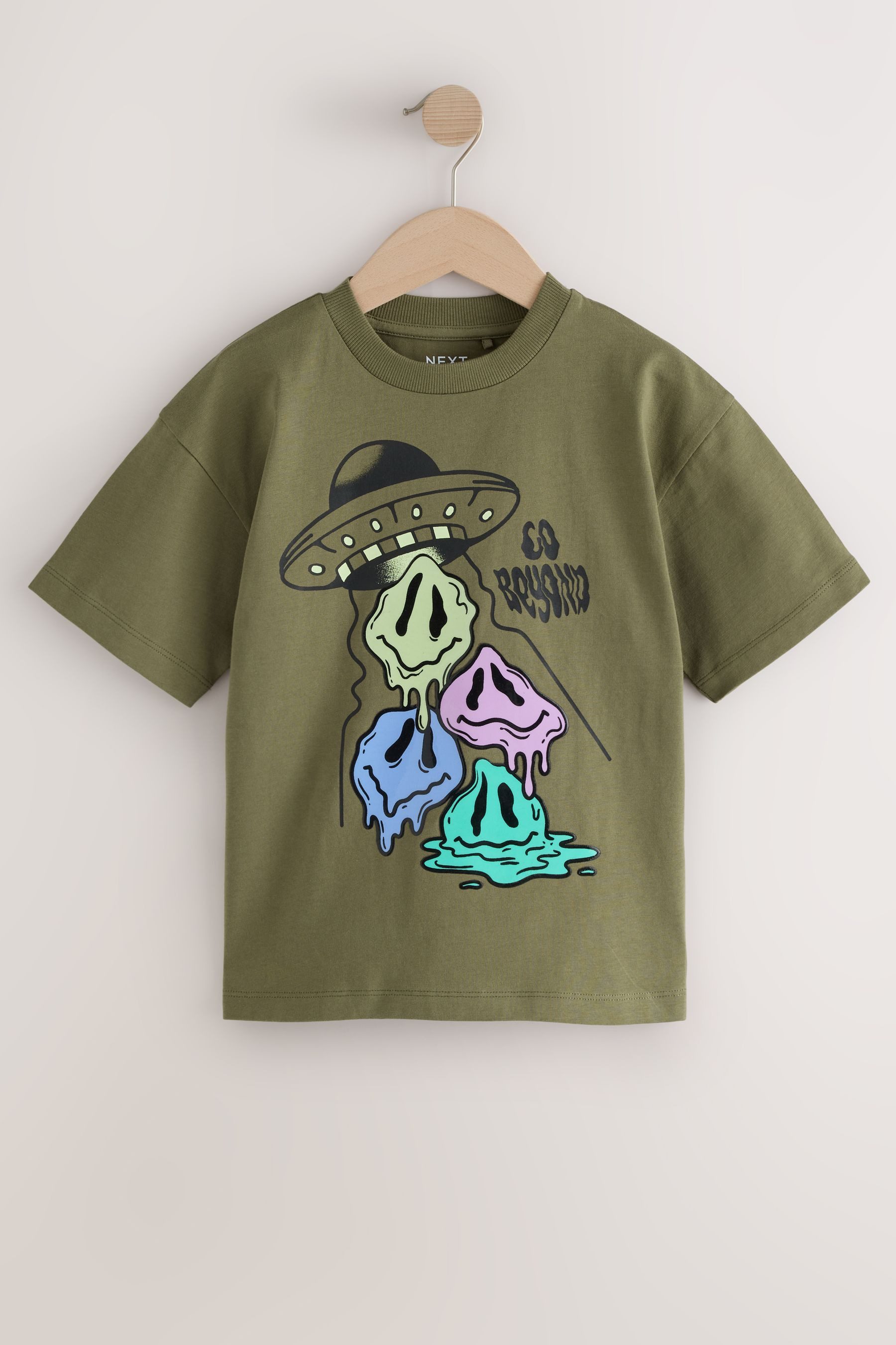 Next Print-Shirt T-Shirt mit Grafik, Fußball (1-tlg)
