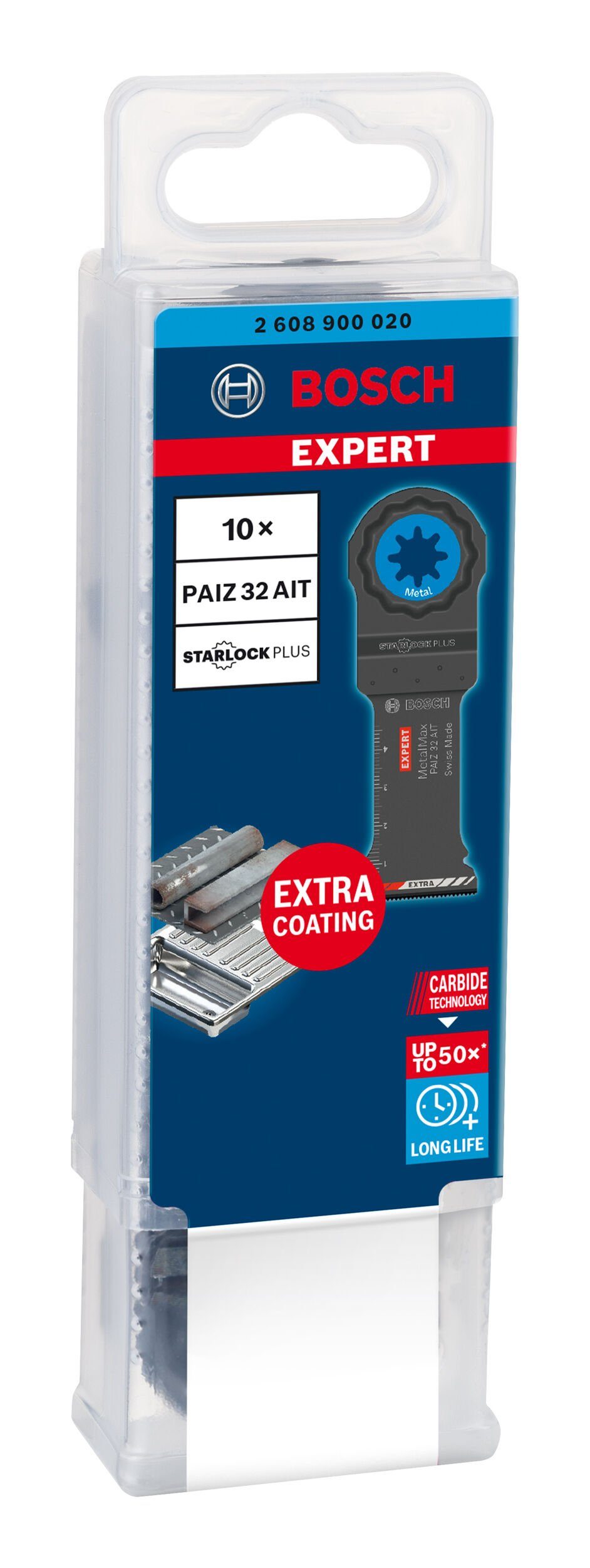 BOSCH Expert - Expert MetalMax Stück), 32 32 50 (10 x Carbide MetalMax AT Tauchsägeblatt - mm 10er-Pack PAIZ