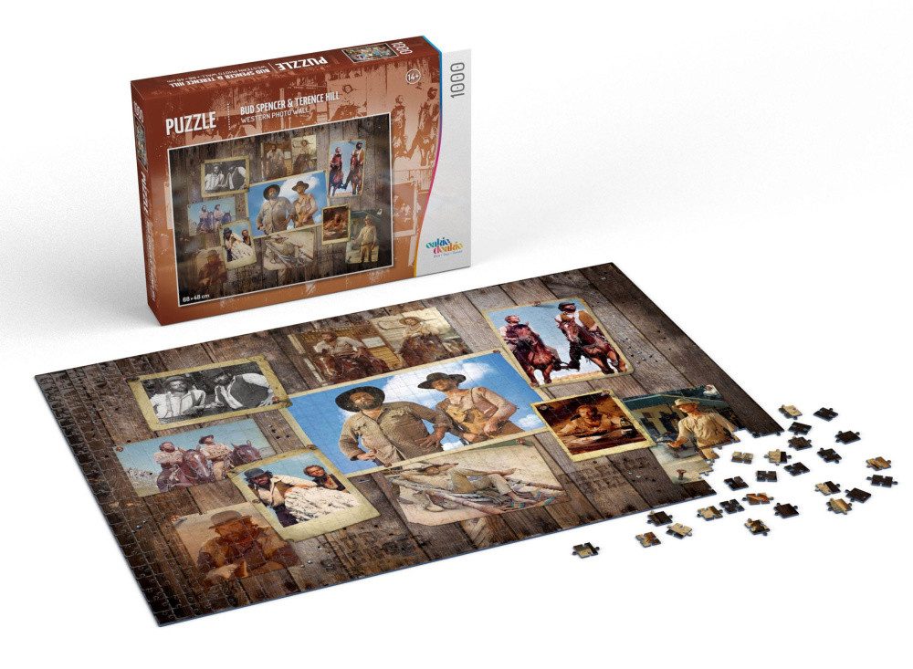 Oakie Doakie Games Actionfigur Bud Spencer & Terence Hill Puzzle Western Photo Wall (1000 Teile)