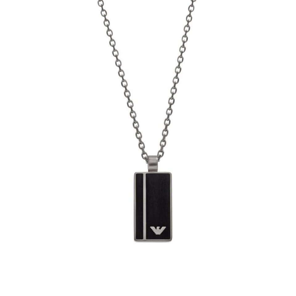 Emporio Armani Kette mit Einhänger Mod. EGS2031040, Verpackungsabmessungen:  25 x 13 x 4 cm; 49,9 Gramm