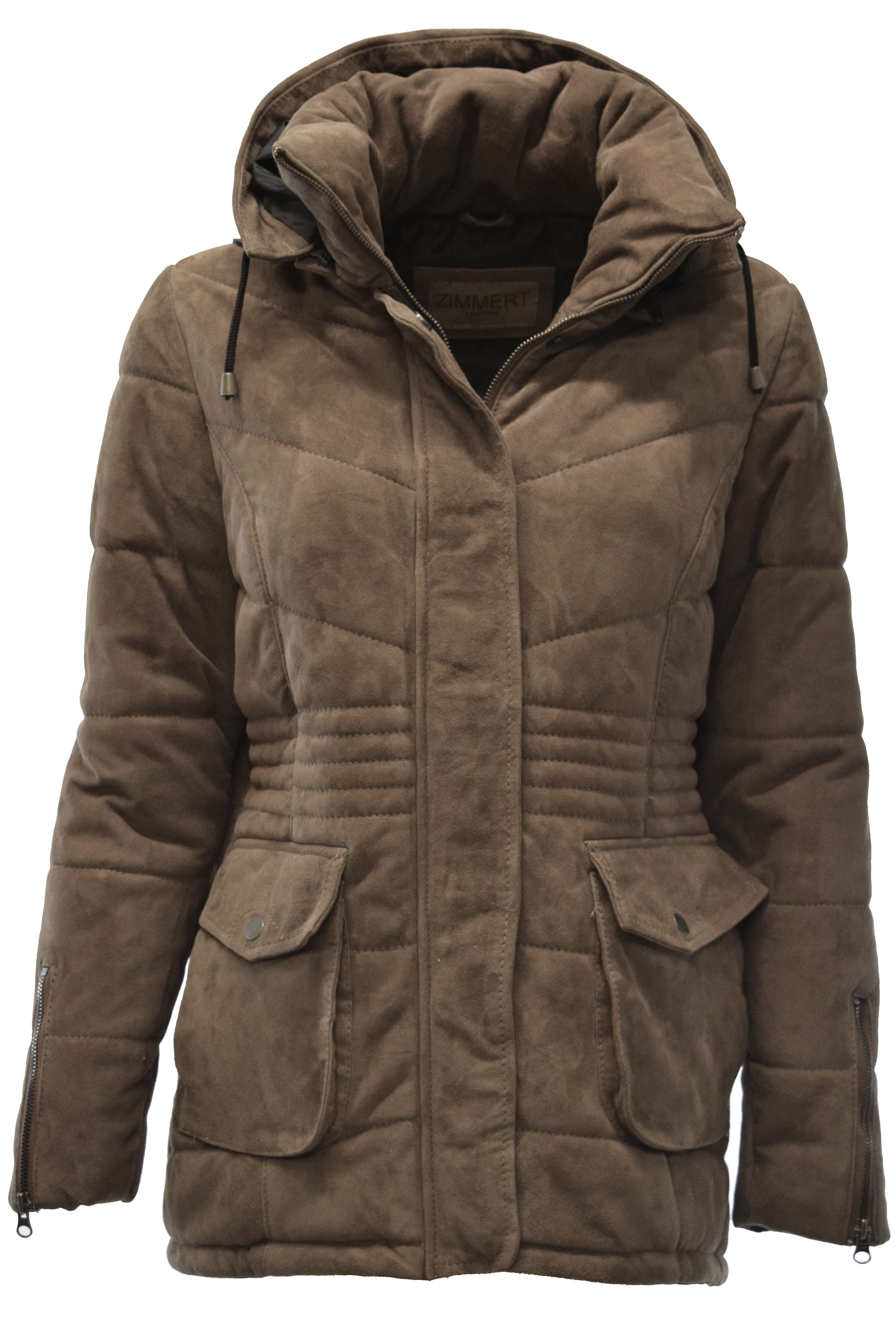 Zimmert Leather Lederjacke Julia Damen, Steppjacke, günstig online kaufen