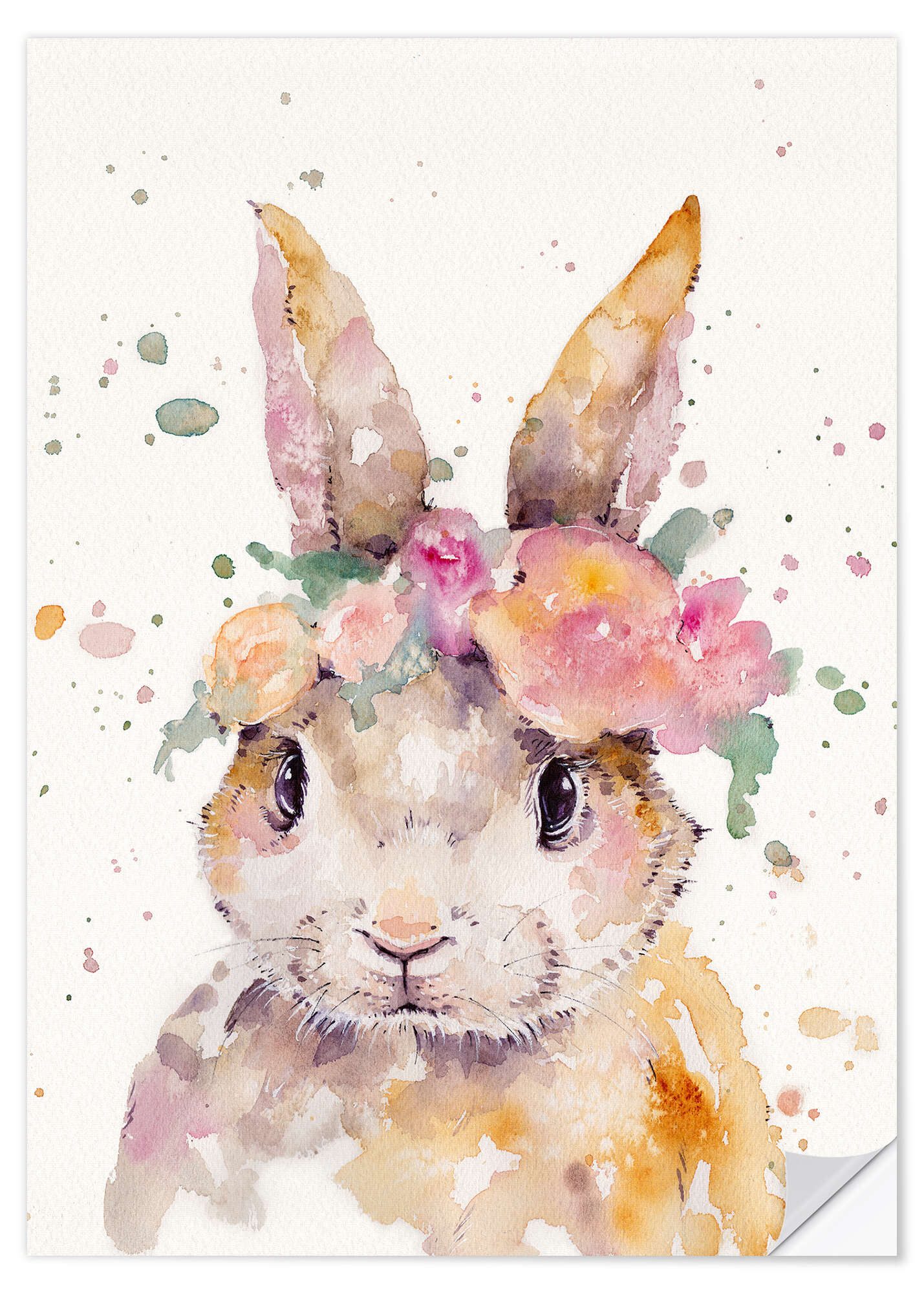 Posterlounge Wandbild Kleiner Hase, Sillier Than Sally, erhältlich als Poster, Leinwandbild, Wandsticker oder Acrylglasbild