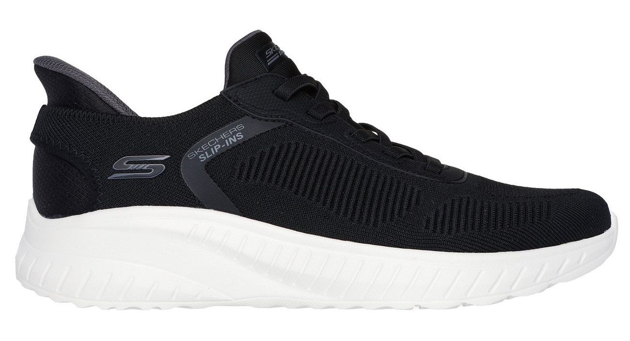 Skechers BOBS SQUAD CHAOS-SOLID STEP Slip-On Sneaker Schlupfschuh, Slipper, Sneaker zum Schlupfen