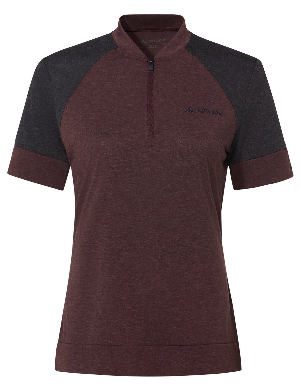 VAUDE T-Shirt Women's Altissimo Q-Zip Shirt (1-tlg) atmungsaktives und schnelltrocknendes Radshirt