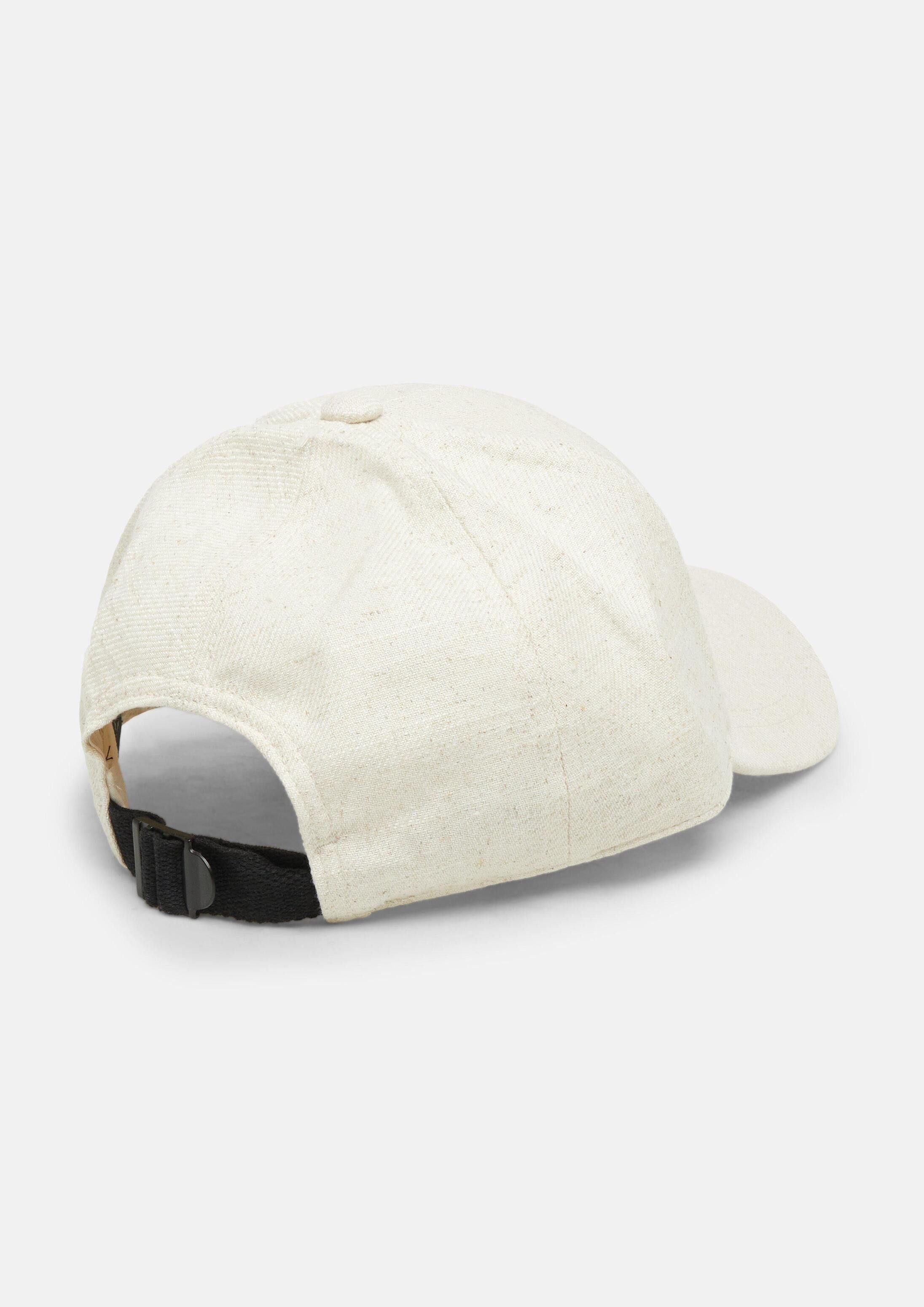 s.Oliver Snapback Cap Kappe Cap aus Leinenmix mit Label-Patch