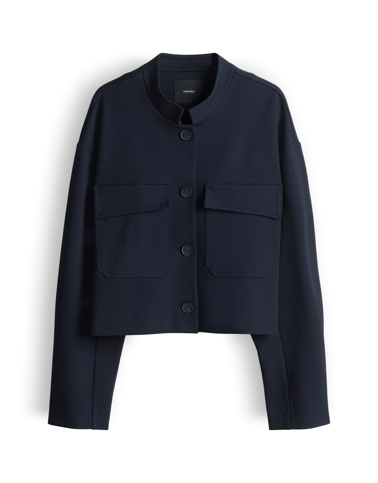 Jackenblazer Nualin Kurzjacke aus Jersey mit weichem Griff