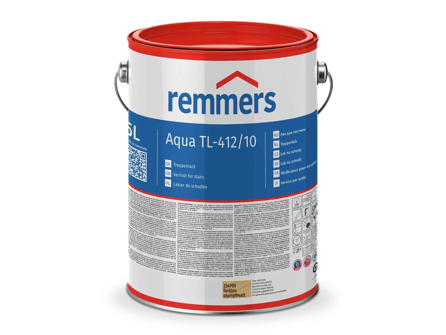Remmers Holzlack Aqua TL-412-Treppenlack