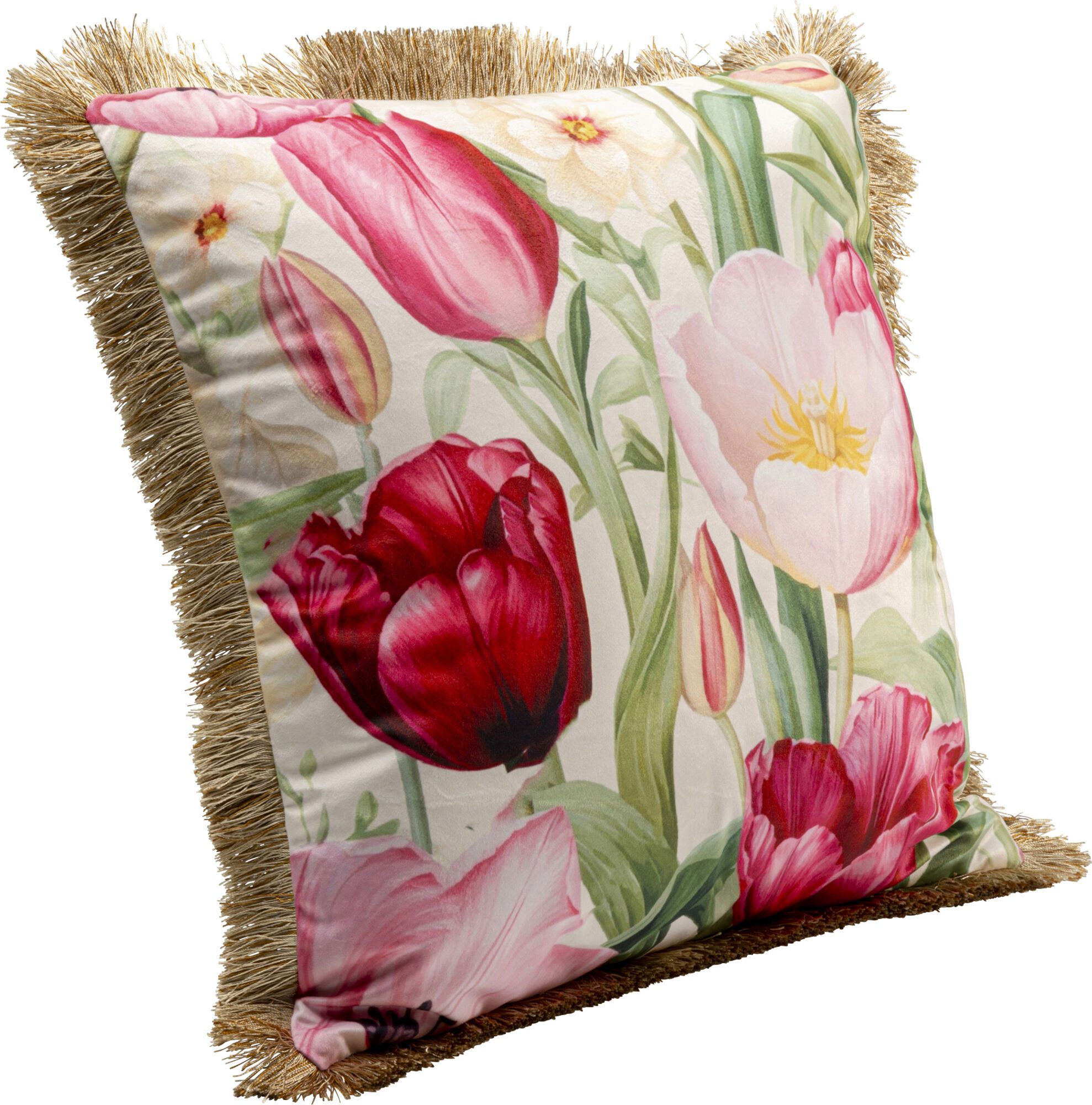Kare Design Dekokissen Tulpis, Kissenhülle mit Füllung, 45x45 cm