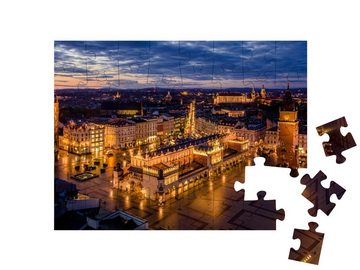 puzzleYOU Puzzle Hauptplatz von Krakau, Polen, 48 Puzzleteile, puzzleYOU-Kollektionen Krakau