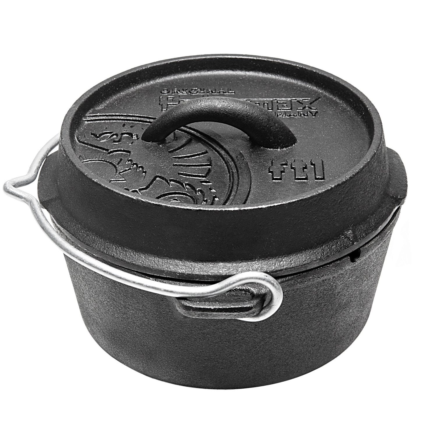 Petromax Grilltopf Petromax Feuertopf ft1-t ohne Füße, Gusseisen
