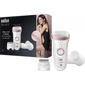 Braun Epilierer Silk-epil 9 9-880 SensoSmart Wet & Dry - Epilierer - weiß/rosegold