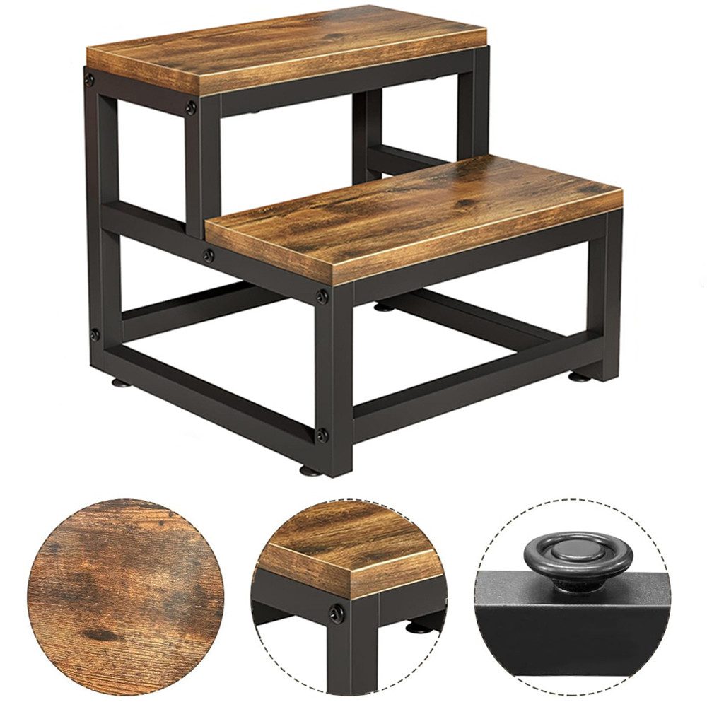 PRIISF Treppenstufe Tritthocker 2Stufe Fußschemel Kinder Duschhocker Badest günstig online kaufen