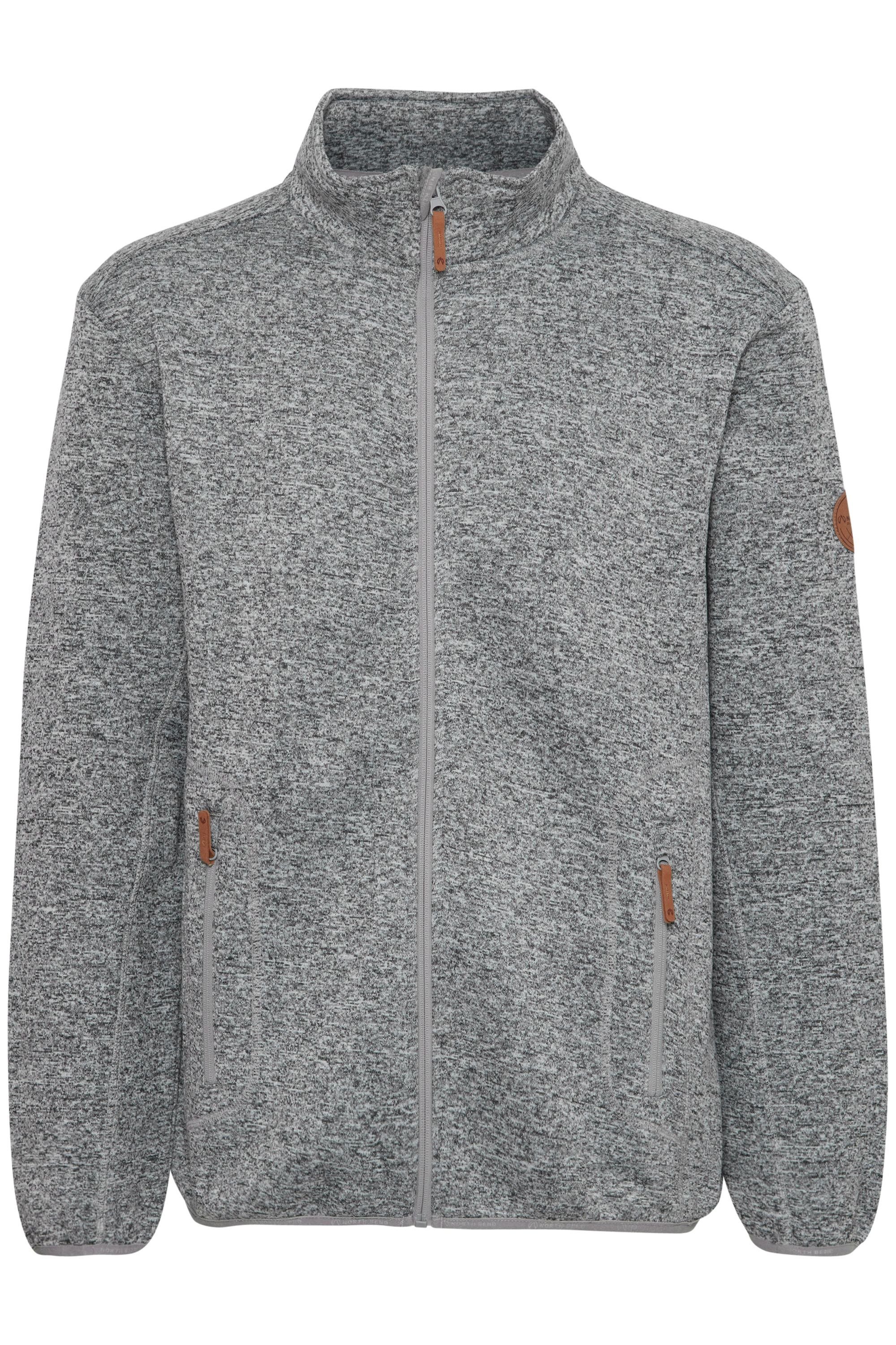 Melange M Stehkragen Fleecejacke Bend Light Grey (1005) North NBSamo mit Modische 191189MMM Fleecejacke