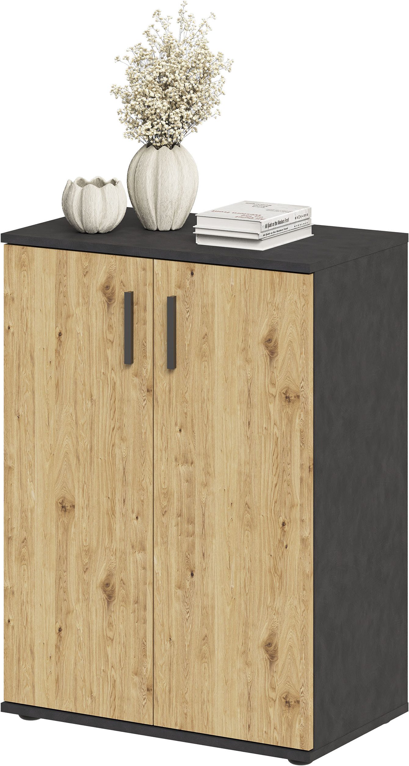 FMD Kommode Albi, Kommode, 2-türig., 1 Innenboden, Breite 60 cm