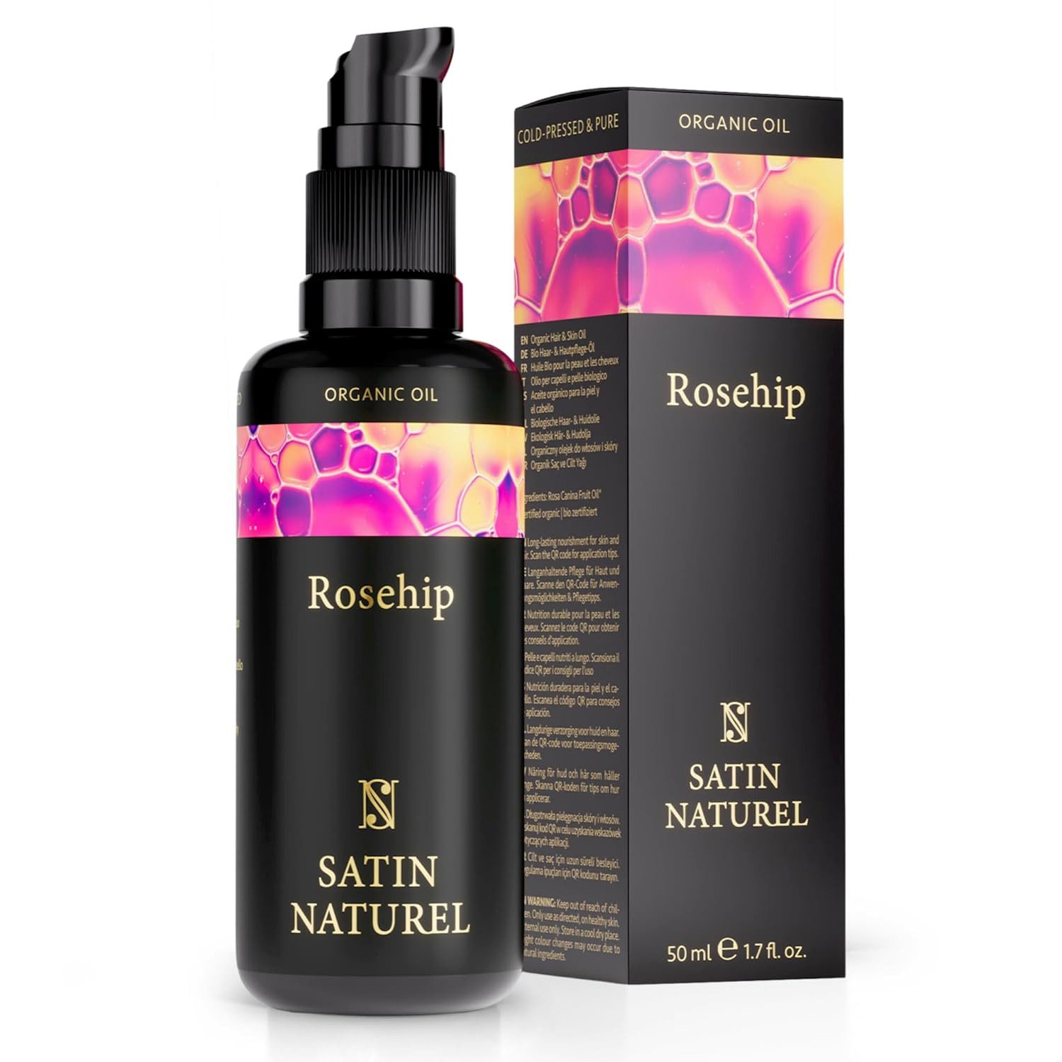 Satin Naturel Haaröl Bio Hagebuttenöl - Rosehip Oil