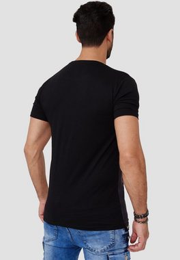 OneRedox T-Shirt TS-1605C (Shirt Polo Kurzarmshirt Tee, 1-tlg., im modischem Design) Fitness Freizeit Casual