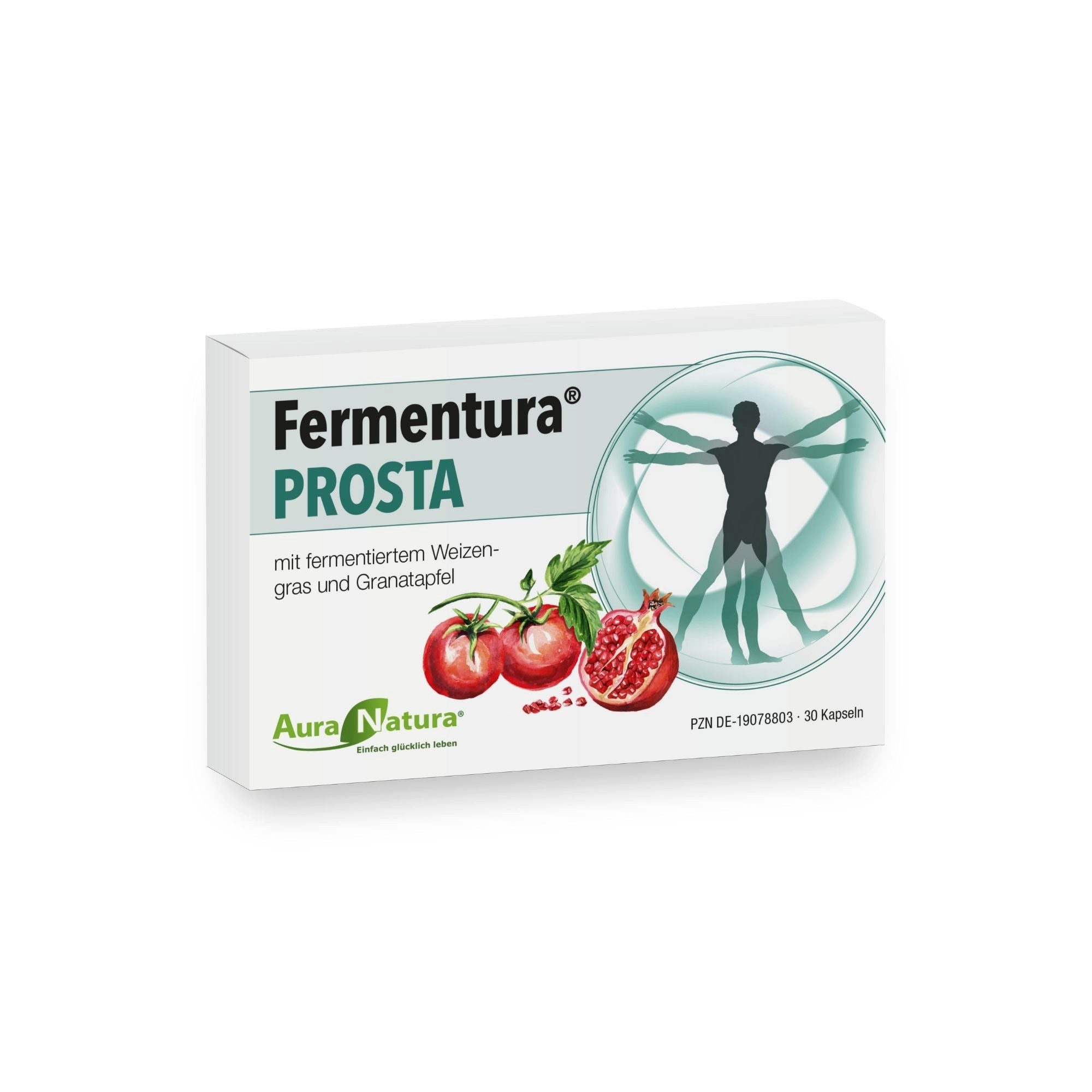 Aura Natura Fermentura Prosta - Fermentierte Prostata Komplex, 30 Kapseln, Vegan Kapseln