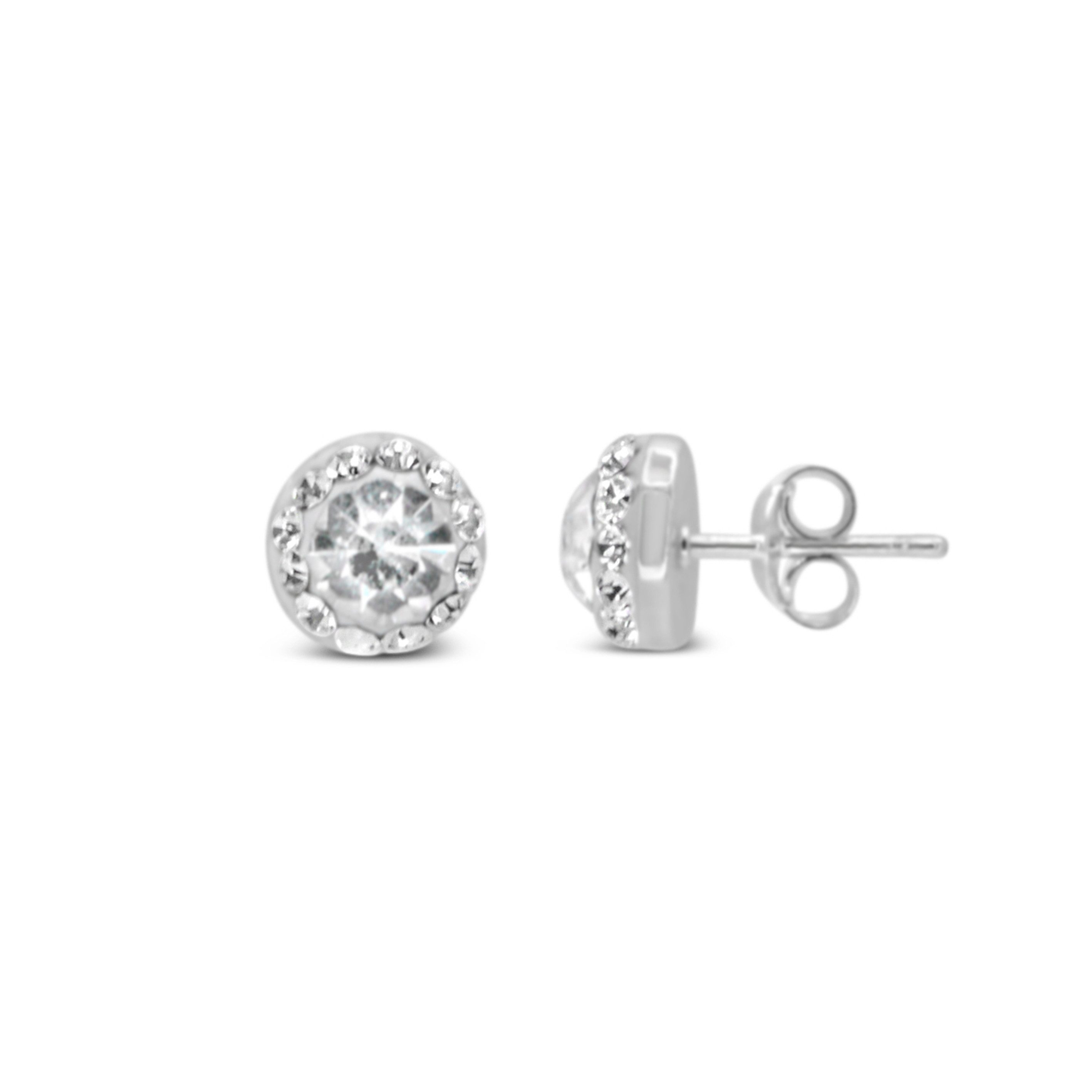 Bling - Ohrstecker "Drip Drop Diva"-925 Sterling-Silber