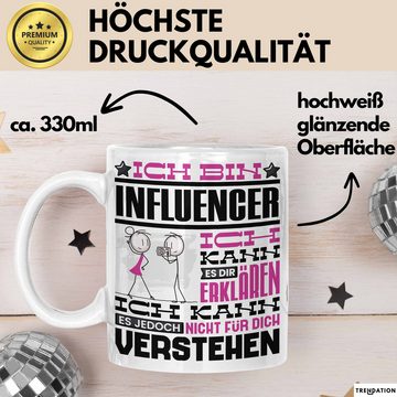 Trendation Tasse Influencer Geschenk Tasse Geschenkidee für Influencer Geburtstag Lusti