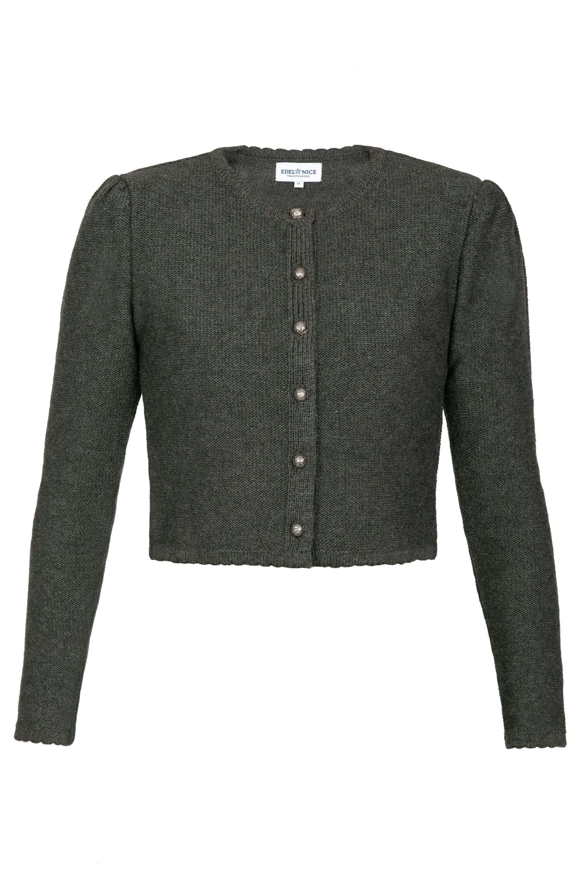 Edelnice Trachtenstrickjacke Sophie anthrazit