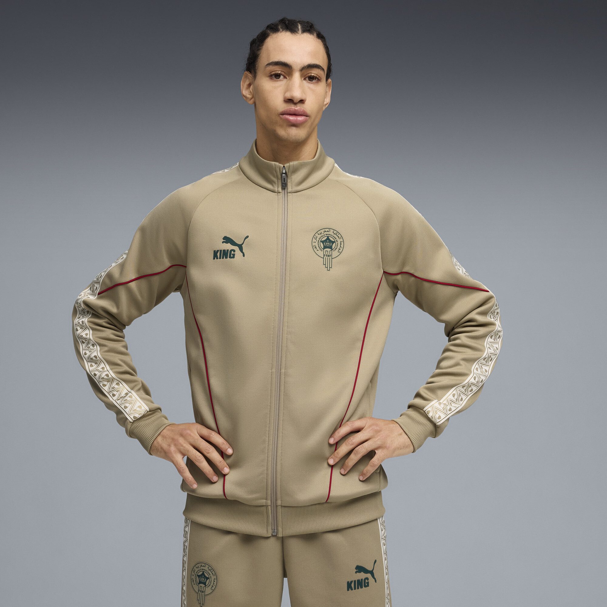 PUMA Sweatjacke Marokko KING Anthem Trainingsjacke Herren günstig online kaufen