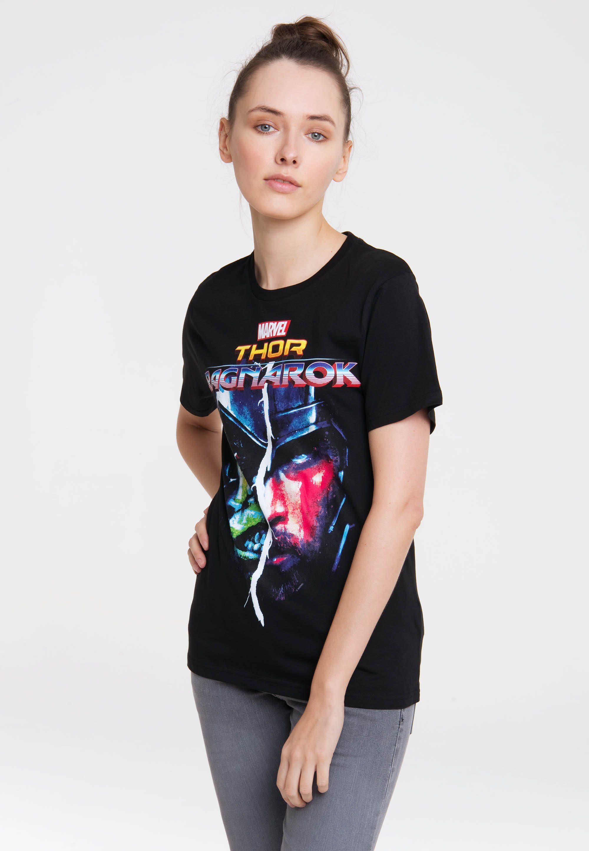 LOGOSHIRT T-Shirt Marvel Comics mit lizenzierten Design