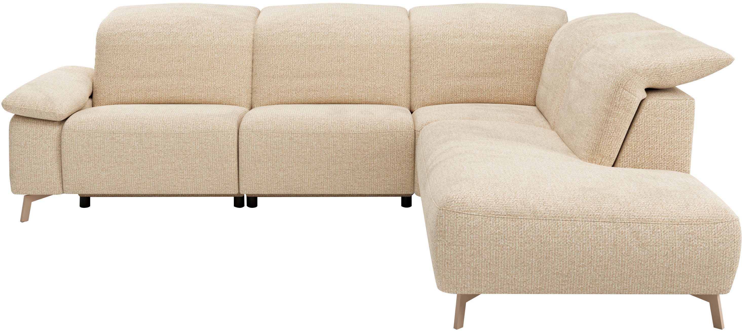 Musterring Ecksofa MR 370, intelligenter Komfort im modernen Design, Optionale Relaxfunktion, flexible Kopfteile & klappbare Armlehnen