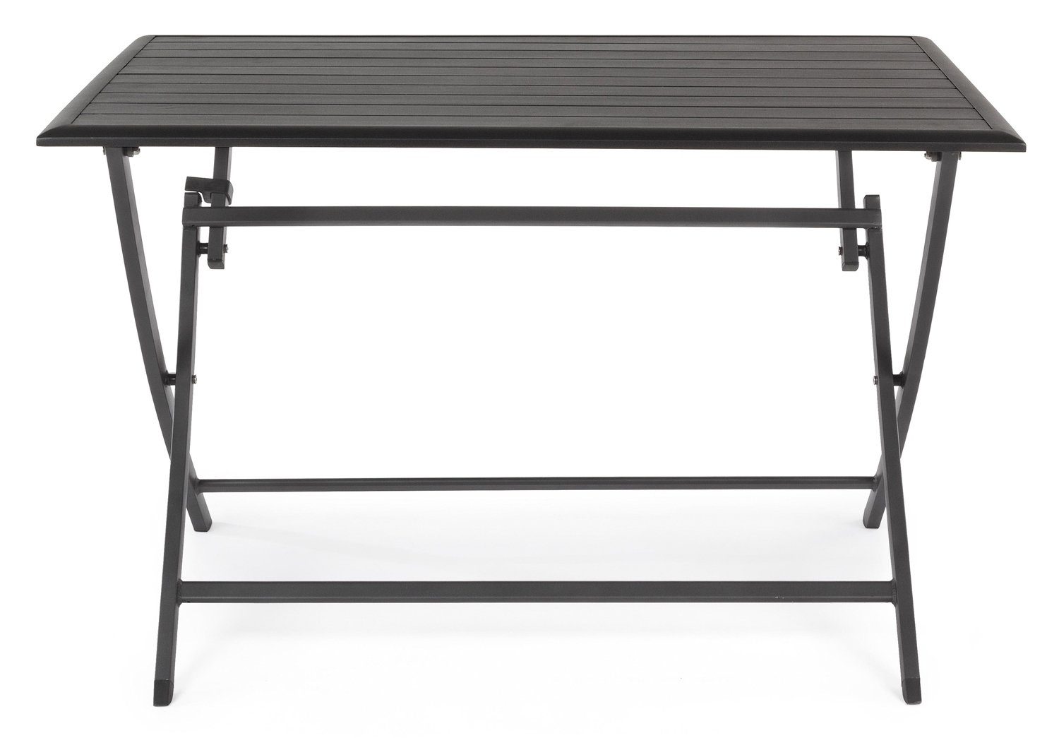 Gartentisch x Aluminium, Witterungsbeständig cm, 110 Bizzotto ELIN, 70 Klappbar, Anthrazit,
