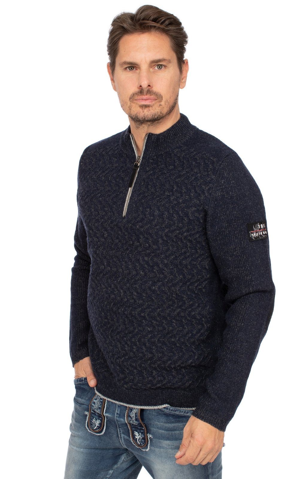 Spieth & nachtblau Strickpullover Strickpullover AZIUS Wensky