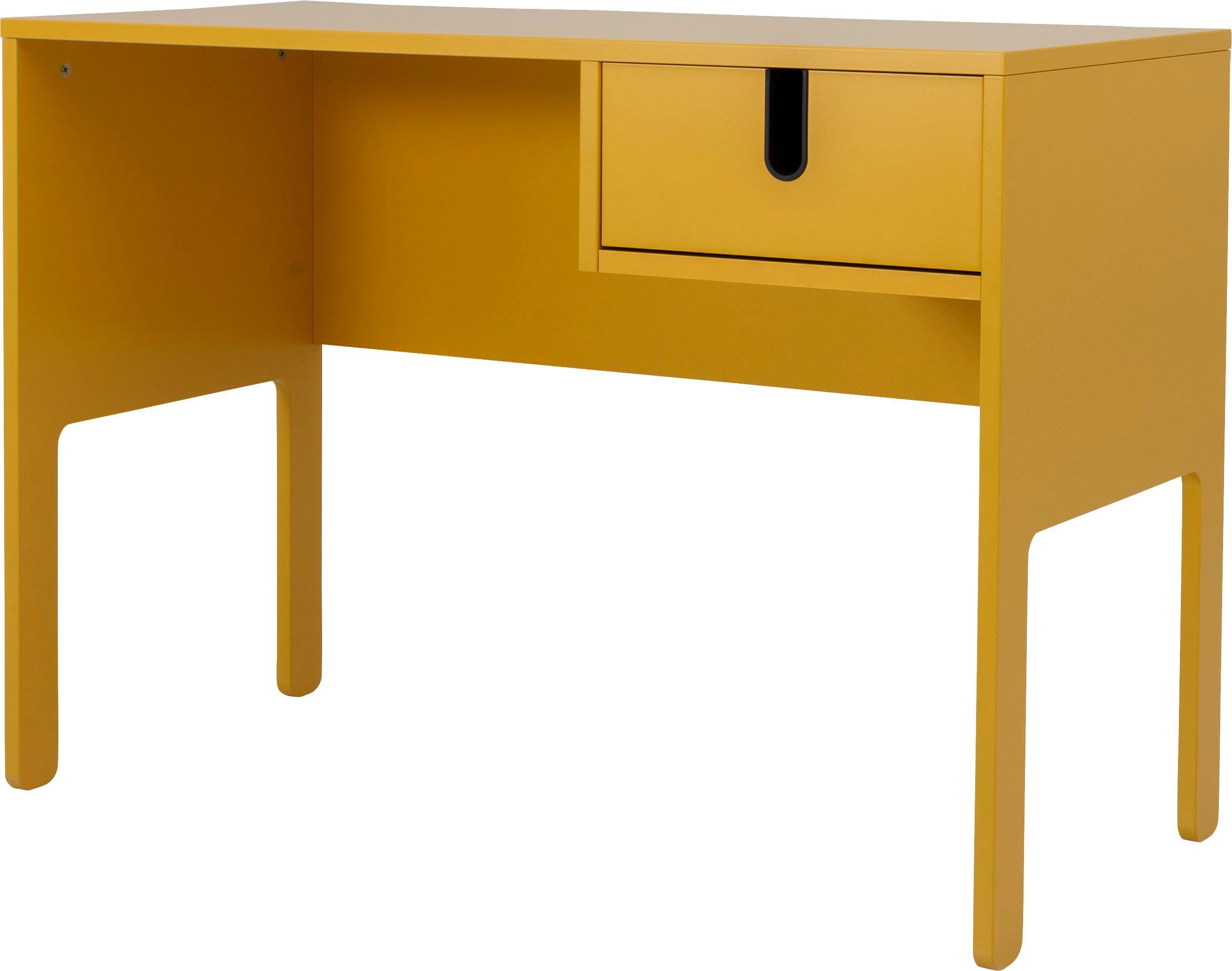 Tenzo Schreibtisch UNO, mit 1 Schublade, Design von Olivier Toulouse By Tenzo mustard