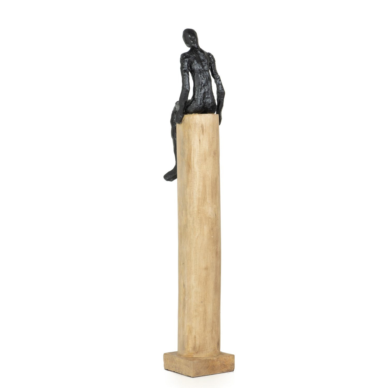 Figuren Moritz Holzdeko Skulptur Holz Holzdekoration mittel, Mann Deko Wohnzimmer Objekte